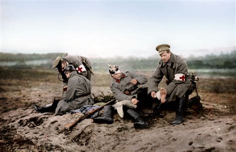 Captivating Colorized Portraits Of Russian Fighters In World War 1