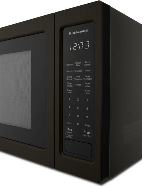 Kitchenaid® 1 6 Cu Ft Black Stainless Steel With Printshield™ Finish Countertop Microwave