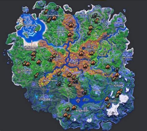 Défis De La Semaine 4 De Fortnite Comment Choquer La Faune à Laide De