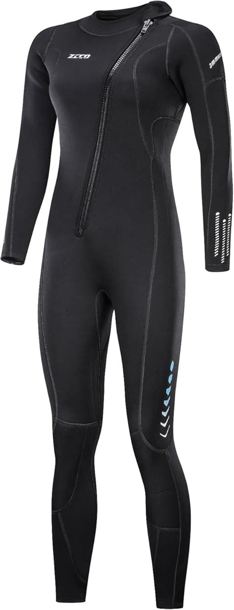 Amazon ZCCO Ultra Stretch 3mm Neoprene Wetsuit Front Zip Full