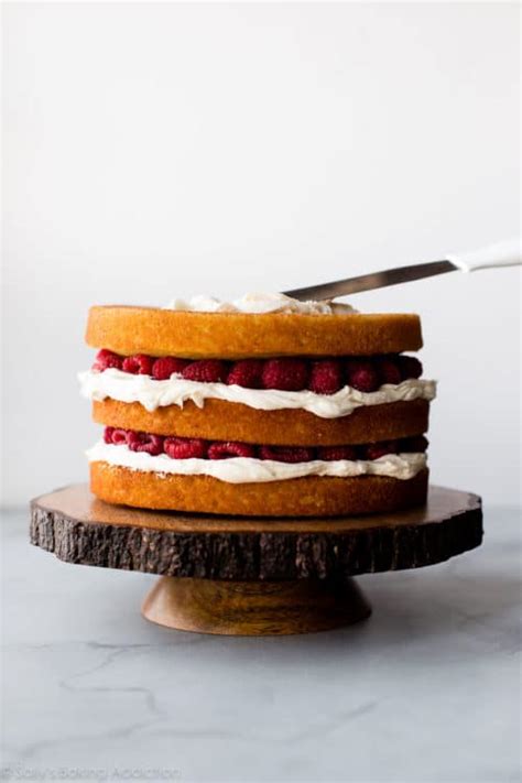 Vanilla Naked Cake Sally S Baking Addiction