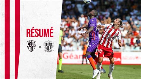 AC Ajaccio OGC Nice 0 1 Résumé ACA OGCN 2022 2023 YouTube