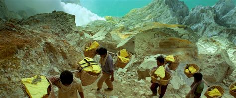 Kawah Ijen Sulfur Mine, Java | The official site for the films SAMSARA ...