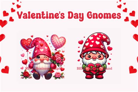 Valentine S Day Gnomes Graphic By BElux Business Brand Creative Fabrica