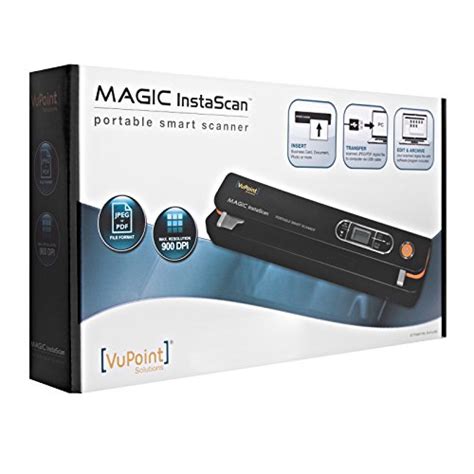 Vupoint Magic Instascan Handheld Portable Scanner Pds St Vp Auto