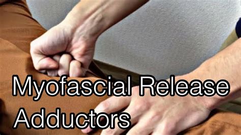 How To Do Myofascial Release For Adductors English Youtube