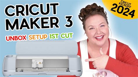 Cricut Maker 3 For Beginners Unbox Setup And First Cut Cricut Kickoff Day 1 Youtube