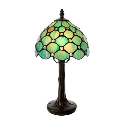 Dale Tiffany Zahra Desk Lamp Color Green Jcpenney