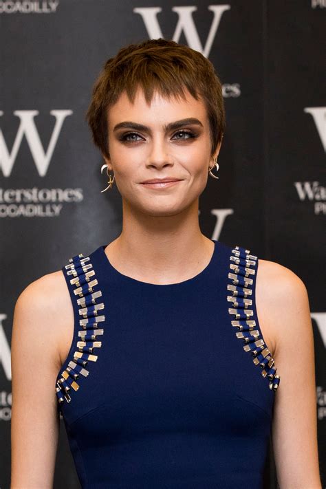 Cara Delevingne Dyes Her Short Hair Brunette Teen Vogue