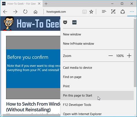 Hinzuf Gen Von Website Links Zum Windows Startmen Thefastcode