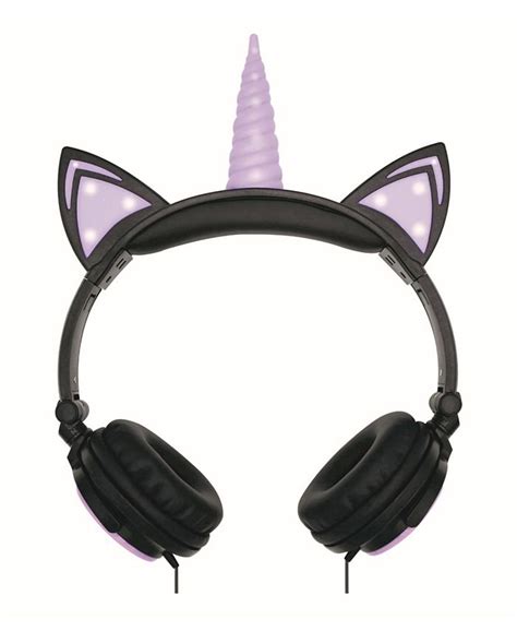 Gabba Goods Unicorn Led Light Up Wired Headphones Macys