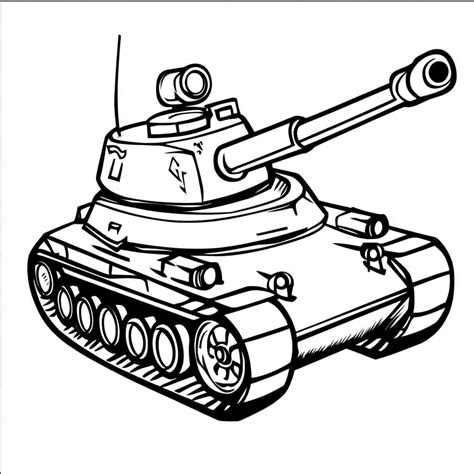 44 Dibujos Para Colorear De Tanques Da Rienda Suelta A Tu Creatividad