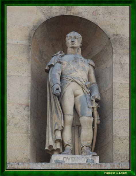 Statue Of Marshal Oudinot Rue De Rivoli In Paris