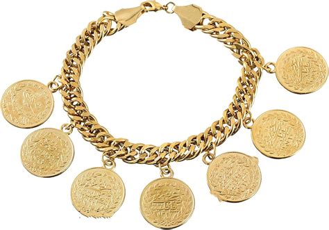 Ssanggye Bracelet De Pi Ce De Monnaie Arabe Allah Longueur Cm