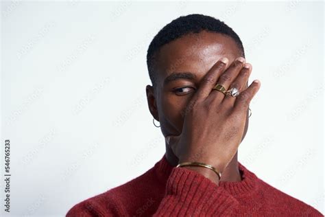 Artistic pose with the hand full of rings Stock Photo | Adobe Stock