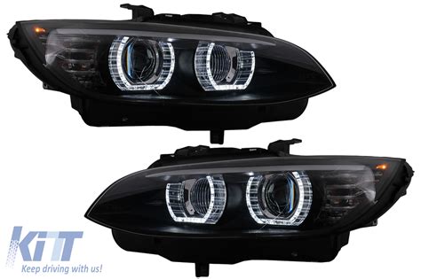 Xenon Headlights D Led Angel Eyes Suitable For Bmw Series E E