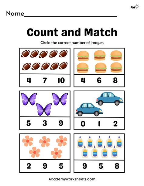 Free Matching Numbers 1 10 Worksheet Download Free Matching Numbers 1 10 Worksheet Png Images