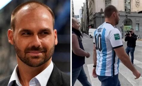 Eduardo El Hijo De Jair Bolsonaro Estuvo En Argentina Y Se Reunió Con