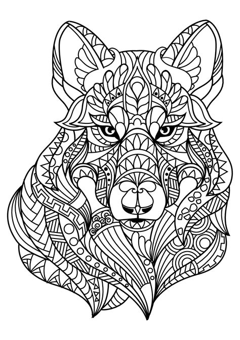 Desenhos Para Colorir Gratuitos De Lobos Para Imprimir E Colorir