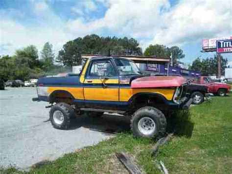 Find used 1979 FORD BRONCO 4X4 PARTS TRUCK in Alexander City, Alabama ...