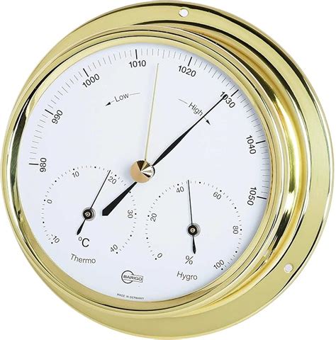 Barigo Station M T Orologique Brass Barom Tre Thermom Tre Hygrom Tre