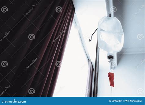 Infusion Bottle In The Patient Room Stock Image Image Of Treatment