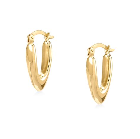 New Design U Shape 18k Gold Earring Giove