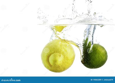 Lemon Lime Splash Stock Image Image Of Health Drop 19063289