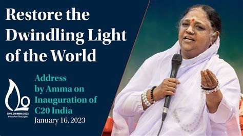 Amma S Message On Inauguration Of India S Civil For G Youtube