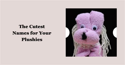 600 Delightful Plushie Names Ignite Your Imagination