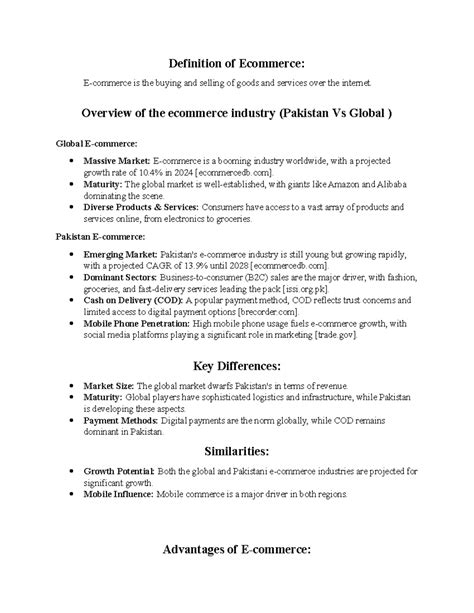 Ecommerce day 1 - Definition of Ecommerce: E-commerce is the buying and