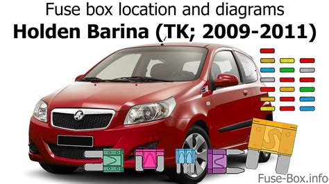 Fuse Box Location And Diagrams Holden Barina Tk Youtube