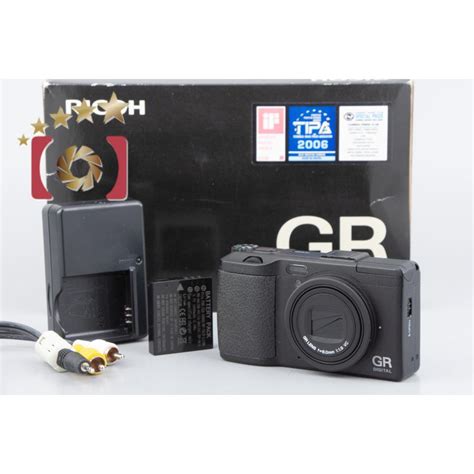 中古RICOH リコー GR DIGITAL IV コンパクトデジタルカメラ 元箱付き ricoh gr digital iv