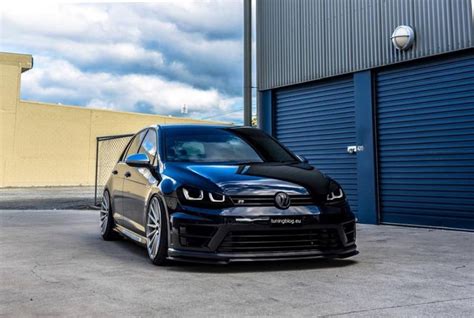 Schwarzer Vw Golf R Mk Mit Blackline Optik By Tuningblog Eu