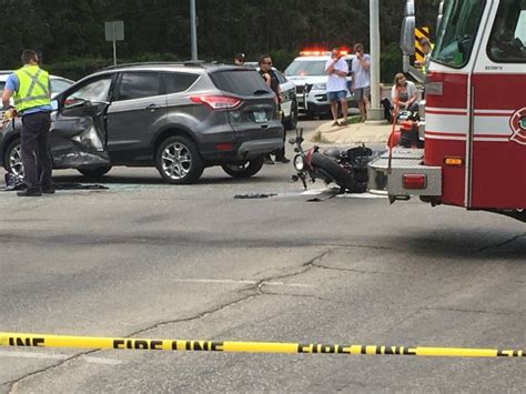 One Taken To Hospital In Critical Condition After Motorcycle Vehicle