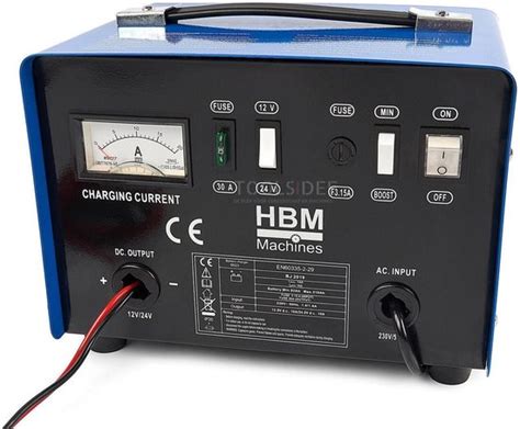 HBM Professionele Acculader Startbooster 12 24 Volt 92 210 Ah Bol