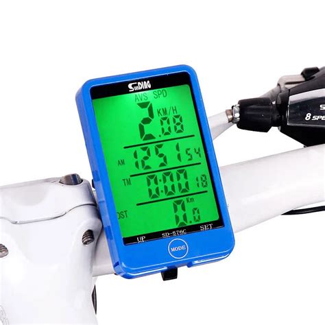 Sunding Bike Computer Backlight Wireless Wired Waterproof Touch Screen