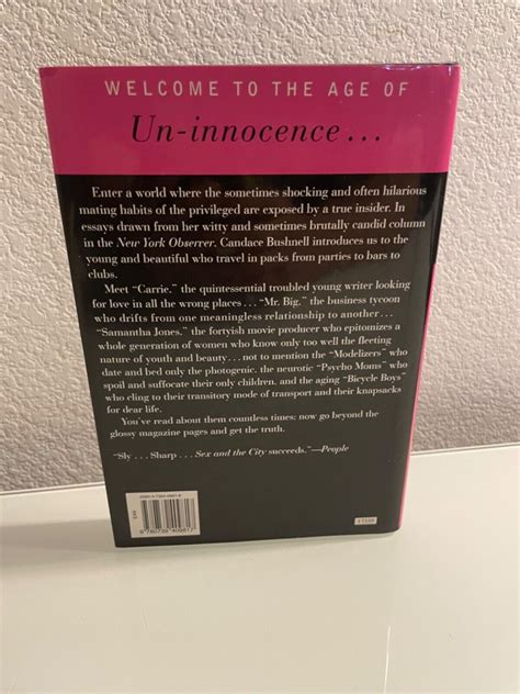 SEX AND THE CITY By Candace Bushnell Hardcover W DJ 1998 Warner EBay