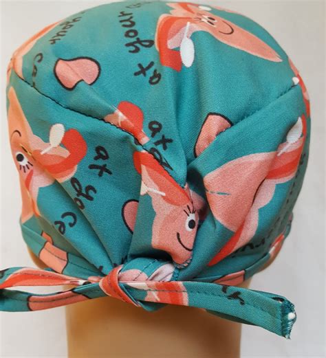 Surgical Scrub Hat Tie In Back At Your Cervix Gig Harbor Market