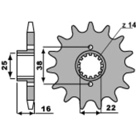 Pignon Pbr Acier Standard Tech Roo