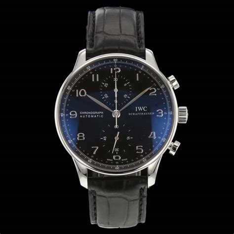 Iwc Schaffhausen Portuguese Chronograph Automatic Outlet Saberoffice Co