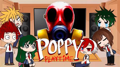 MHA React To Poppy Playtime Chapter 3 Teaser Gacha Life YouTube