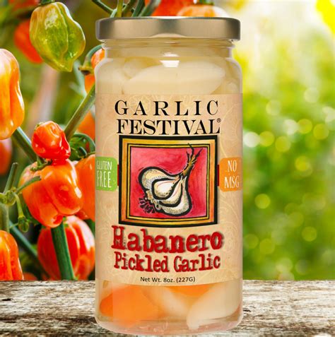 Garlic Festival Foods California Pickled Garlic And Plump Green Olives