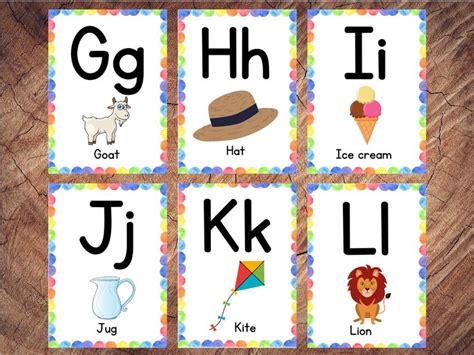 Printable Alphabet Flash Cards, Classroom Decor, Toddlers Preschool Early Learning Resource ...