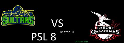 Cricket Match Predictions Lahore Qalandars Vs Multan Sultans Psl