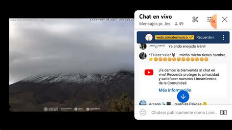 Formación Nube Lenticular Volcán Popocatepetl Vista desde Tlamacas m 15