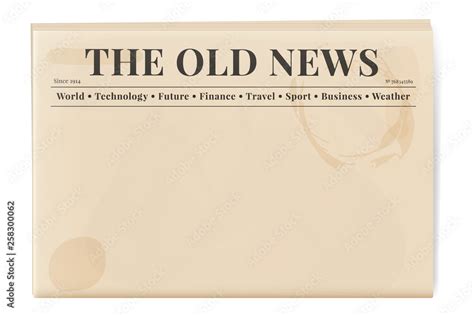 Old Newspaper Powerpoint Template