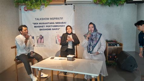 Dr Indrayani Menjadi Narasumber Dalam Talkshow Inspiratif Yang Digagas