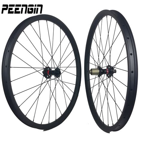 Carbon Wheel Roue Vtt Dh Rim Mm Tubeless Wheelsets Novatec