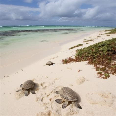 Tartarugas marinhas na praia nas ilhas galápagos Foto Premium